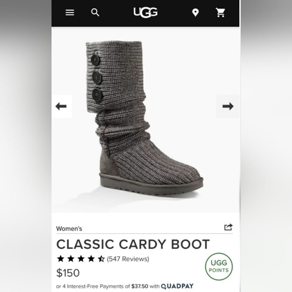 UGG Classic Cardy Boot - Picture 10 of 10